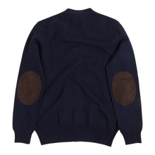 Load image into Gallery viewer, Polo Ralph Lauren Navy Elbow Patch Cardigan Size Small
