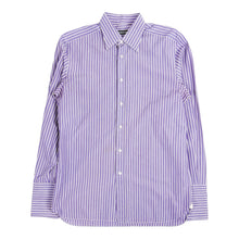 Load image into Gallery viewer, Tom Ford Striped Purple Shirt Size 42
