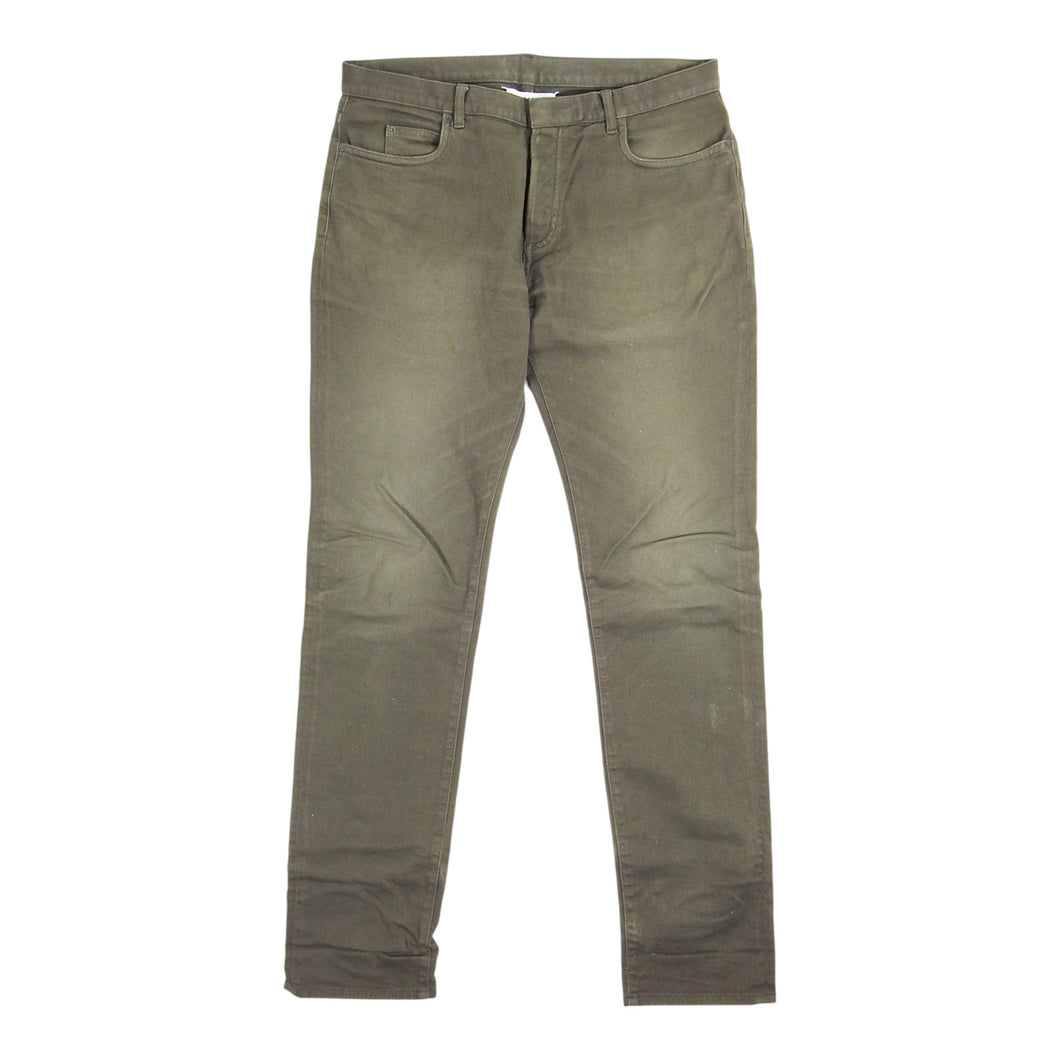 Maison Margiela F/W'17 Grey Green Wash Jeans Size 34