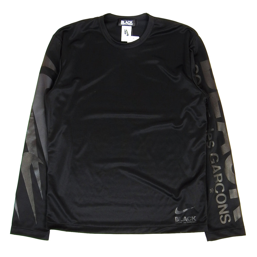 CDG Black X NIKE LS Shirt Size Small