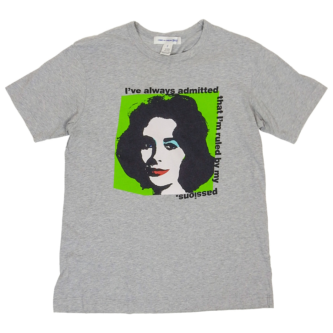 Comme Des Garçons SHIRT Warhol Graphic T-Shirt Size Medium