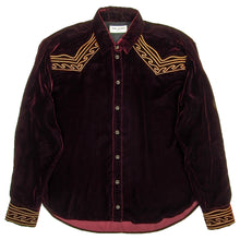 Load image into Gallery viewer, Saint Laurent Paris Velour Shirt Size 40
