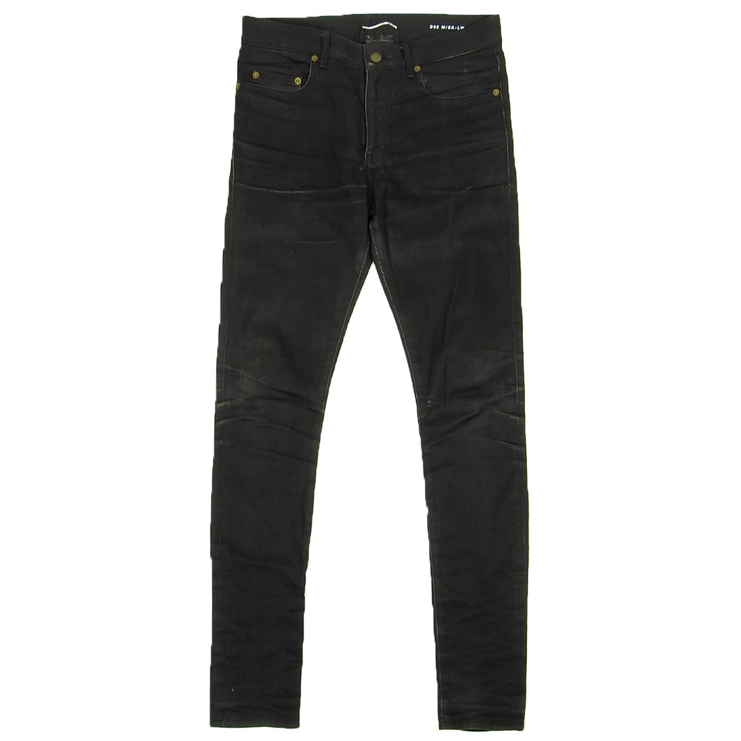 Saint Laurent Paris Waxed D02 Jeans Size 30