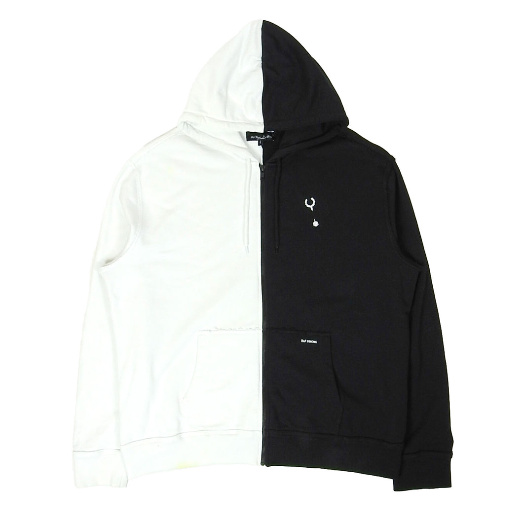 Raf Simons x Fred Perry Split Tone Hoodie Size Large