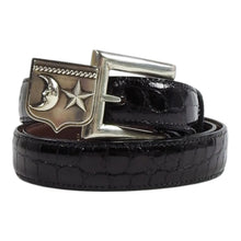 Load image into Gallery viewer, Kieselstein-Cord Interchangable Sterling Silver Alligator Belt
