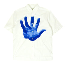 Load image into Gallery viewer, Dries Van Noten x Verner Panton Blue Hand Shirt Size 48
