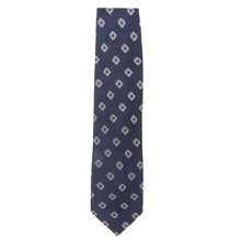 Load image into Gallery viewer, Giorgio Armani Blue + White Square Tie
