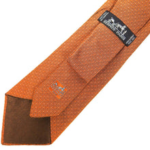 Load image into Gallery viewer, Hermes Orange Silk Tie
