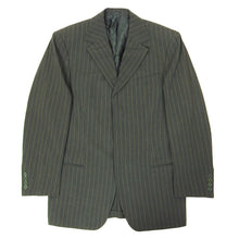 Load image into Gallery viewer, Giorgio Armani 2 Piece Green Pinstripe Suit Size 50
