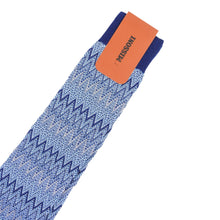 Load image into Gallery viewer, Missoni Blue Socks Size Large

