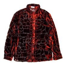 Load image into Gallery viewer, Gianni Versace Mesh Velvet Shirt Size 50
