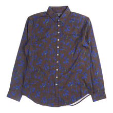 Load image into Gallery viewer, John Varvatos Dark Brown/Blue Shirt Size Small
