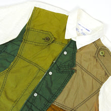 Load image into Gallery viewer, Comme Des Garçons SHIRT Military Patchwork Button Up Size Medium

