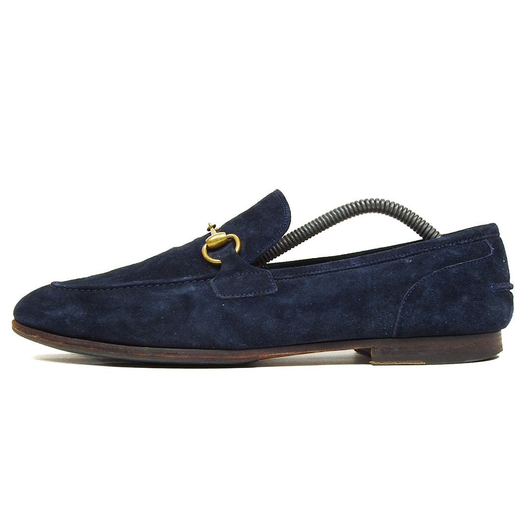 Gucci Suede Horsebit Loafers Size 43