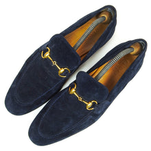 Load image into Gallery viewer, Gucci Suede Horsebit Loafers Size 43
