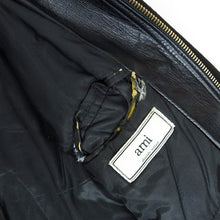 Load image into Gallery viewer, Ami Leather and Shearling Jacket Size Medium
