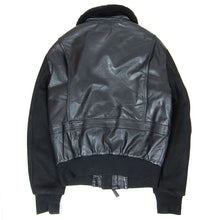 Load image into Gallery viewer, Ami Leather and Shearling Jacket Size Medium
