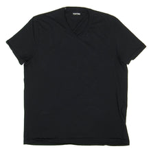 Load image into Gallery viewer, Tom Ford Black V Neck T-Shirt Size 56
