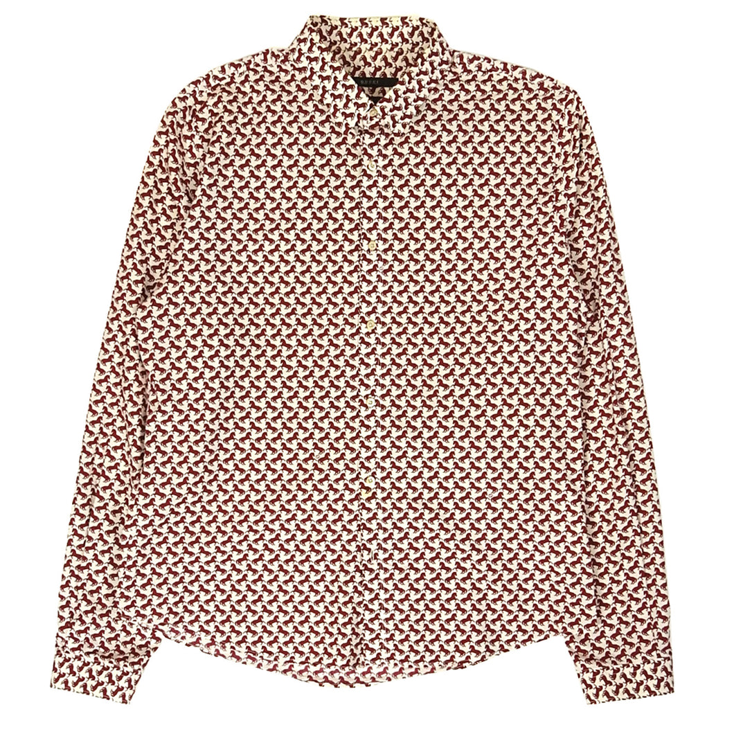 Gucci Horse Pattern Shirt Size 42