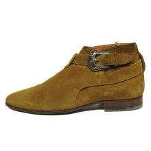 Load image into Gallery viewer, Saint Laurent Paris Suede Buckle Boots Size 39
