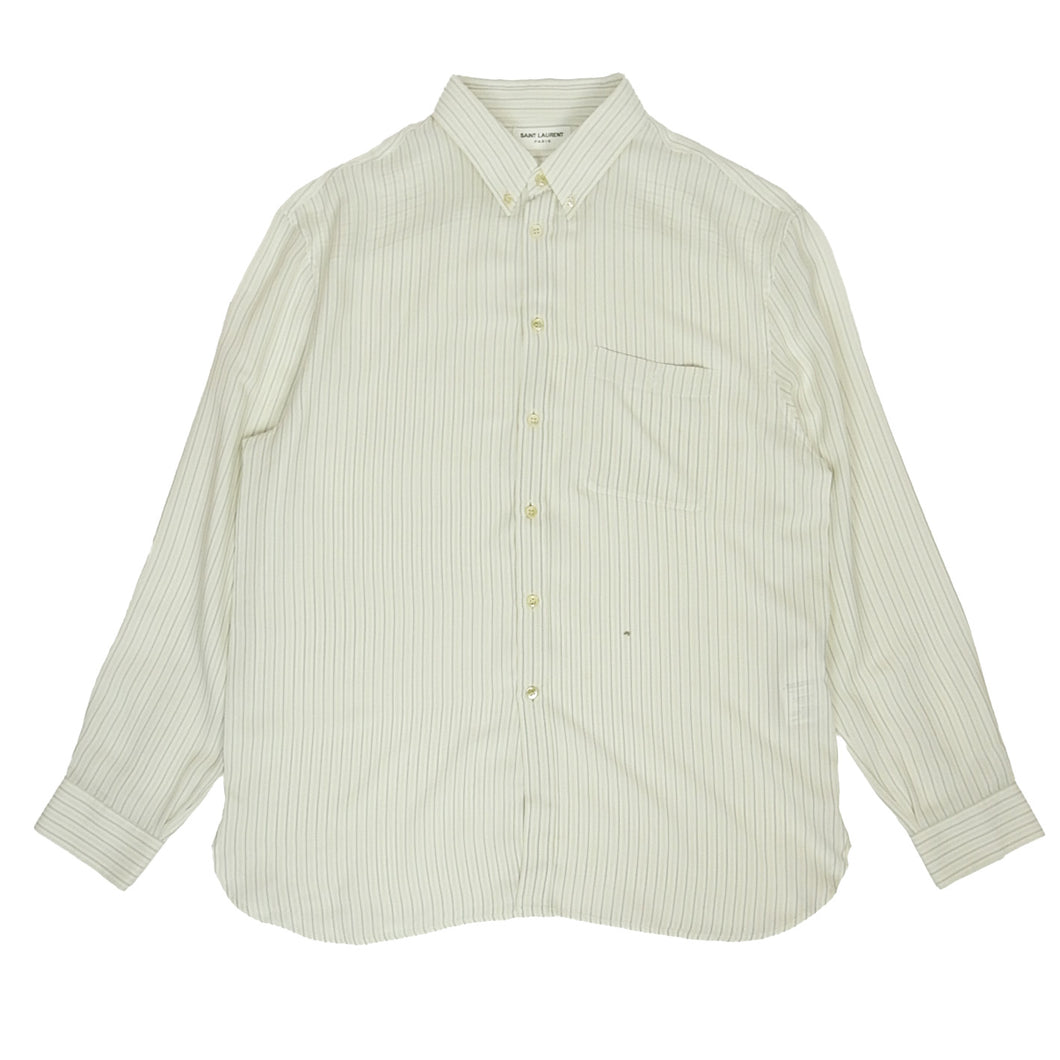 Saint Laurent Paris Striped Shirt Size 42