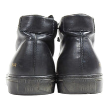 Load image into Gallery viewer, Common Projects Black Achilles High Tops Size 43

