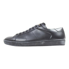 Load image into Gallery viewer, Saint Laurent Paris All Black Leather Sneakers Size 42
