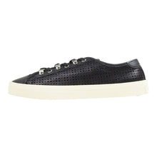 Load image into Gallery viewer, Saint Laurent Paris Black Perforated Leather Sneakers Size 42.5
