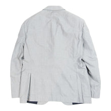 Load image into Gallery viewer, Brunello Cucinelli Light Grey Check Blazer Size 56
