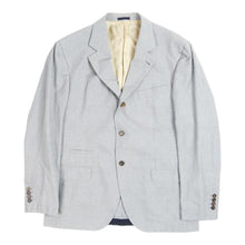 Load image into Gallery viewer, Brunello Cucinelli Light Grey Check Blazer Size 56
