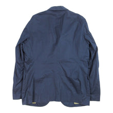 Load image into Gallery viewer, Brunello Cucinelli Navy Cotton Blazer Size XL
