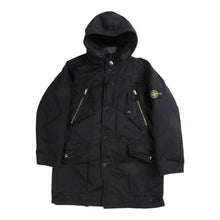 Load image into Gallery viewer, Stone Island Black Parka Size Large

