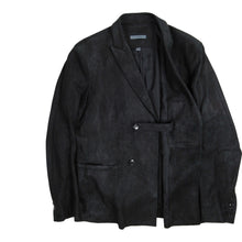 Load image into Gallery viewer, John Varvatos Leather Blazer Size 52
