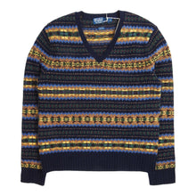 Load image into Gallery viewer, Polo Ralph Lauren Fair Isle V Neck Sweater Size Small
