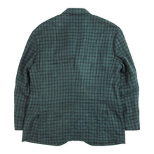 Load image into Gallery viewer, Brunello Cucinelli Green Check Blazer Size 58
