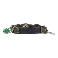 Load image into Gallery viewer, Dsquared Leather Charm Bracelet
