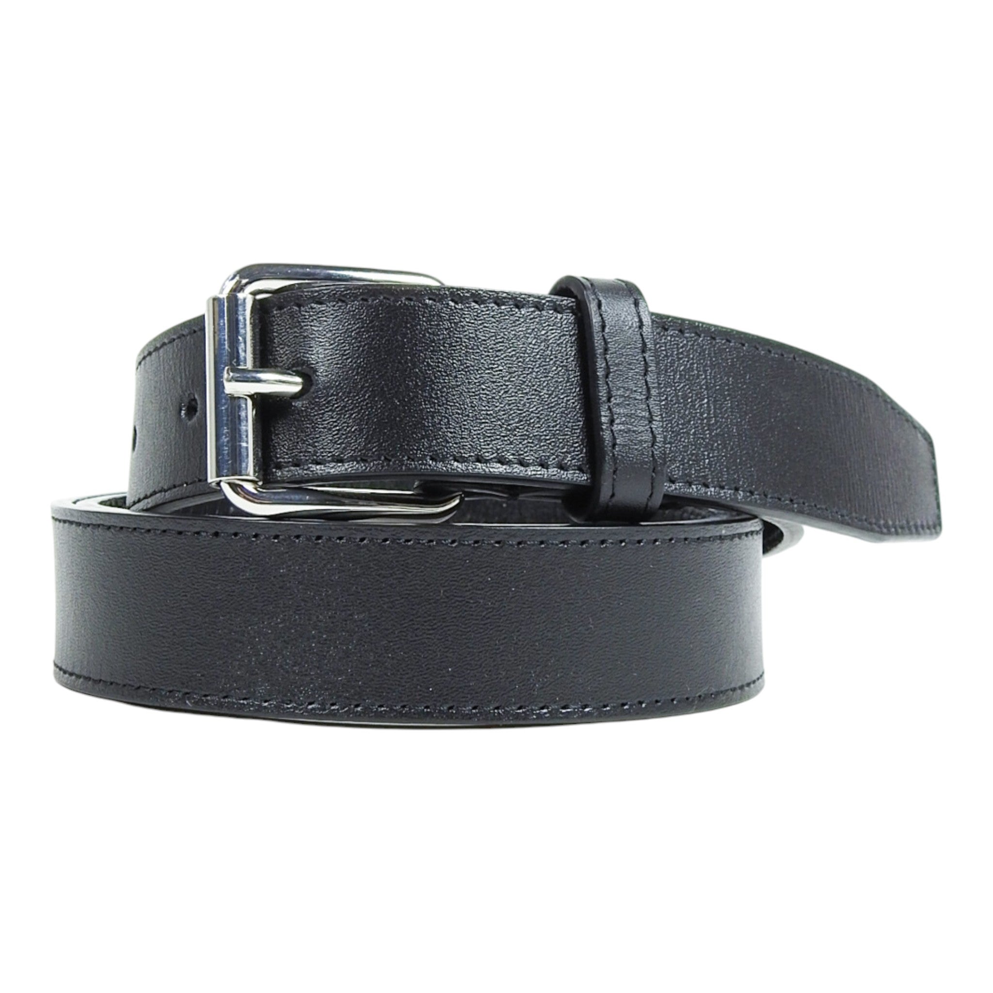 comme des garcons homme LEATHER BELT 黒 Comme des Garcons Homme plus Thin Leather Belt - Black | Garmentory