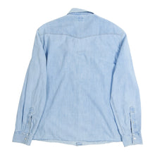 Load image into Gallery viewer, Brunello Cucinelli Denim Snap Button Shirt Size 3XL
