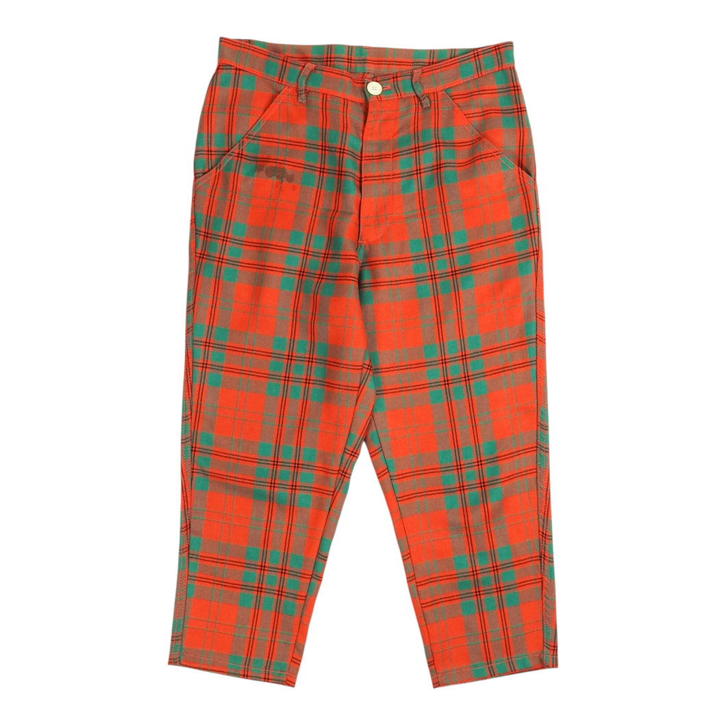 Comme Des Garcons SHIRT Boys Plaid Capris Size Small