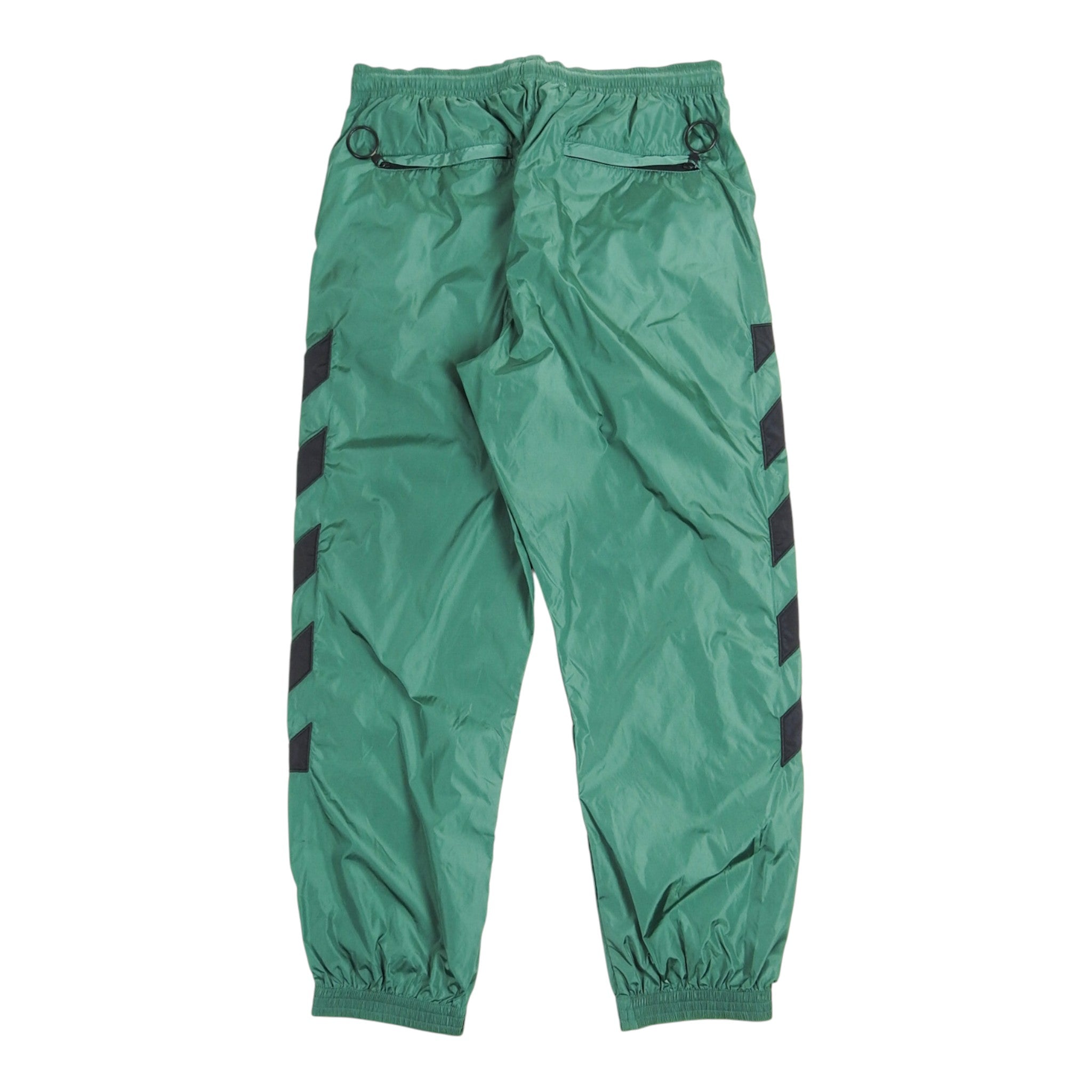 Off White Mens Joggers Blue/Green Off-White c/o Virgil Abloh 2020 Diagonals Track... | Depop main image 3