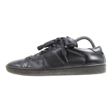 Load image into Gallery viewer, Saint Laurent Black Lowtop Leather Sneakers Size 41.5
