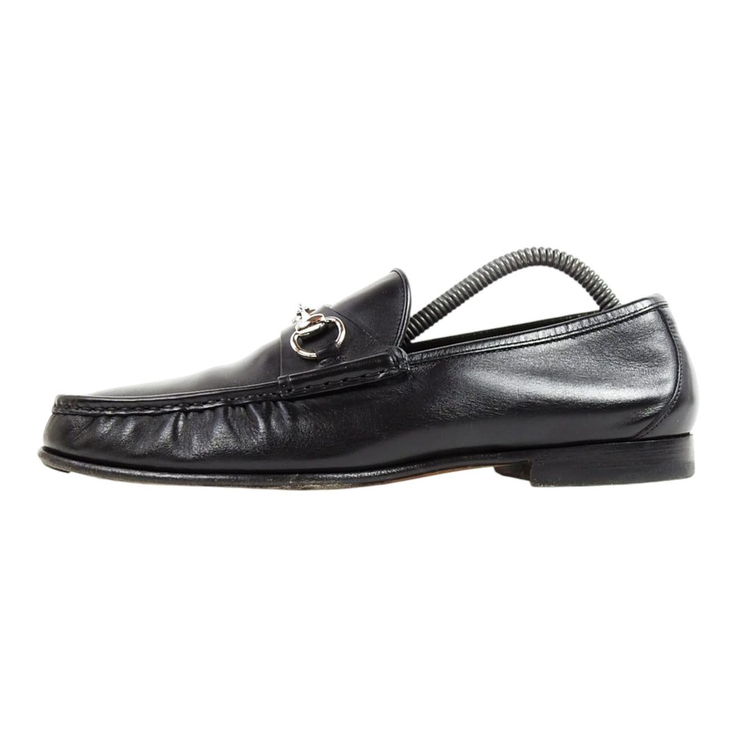 Gucci Black Horsebit Loafers Size 9.5