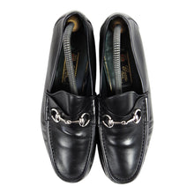 Load image into Gallery viewer, Gucci Black Horsebit Loafers Size 9.5
