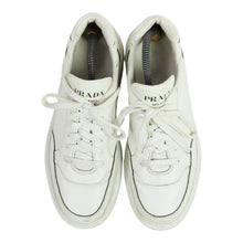 Load image into Gallery viewer, Prada White Leather Sneakers Size 11
