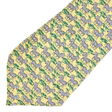 Load image into Gallery viewer, Hermes Yellow Zebra Tie
