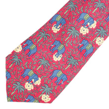 Load image into Gallery viewer, Hermes Red Elephant Tie
