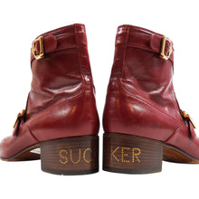 Load image into Gallery viewer, Gucci "Sucker" Red Leather Boots Size 8
