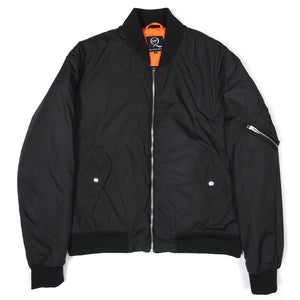 McQ by Alexander McQueen Black Bomber Jacket Size 50