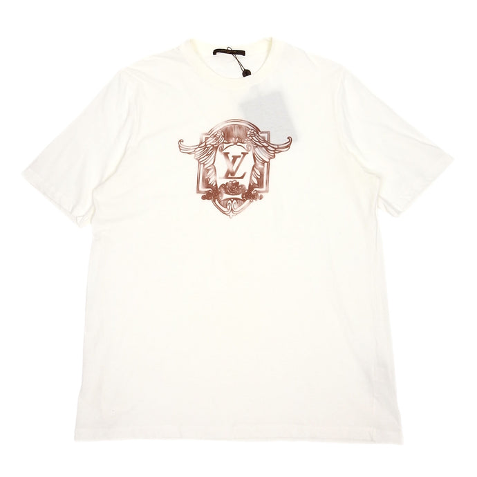 Louis Vuitton White Bull Logo Tee XXL