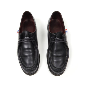 Paraboot Black Leather Michael Shoe Size 43 (US 10)